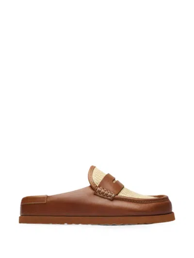 Birkenstock 1774 Naples Mules In Brown