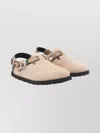 Birkenstock 1774 Open Sling Back Sandals With Textured Strap In Brown