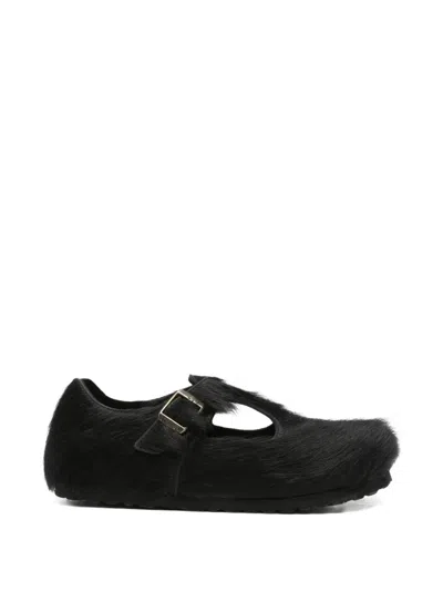 Birkenstock 1774 Paris The Rebel Buckle-fastening Ballet Flats In Black