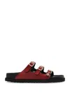 Birkenstock Florida Slides In Red