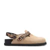 Birkenstock 1774 Tokio Cazador Clogs Sandal In Natural Snake Brown