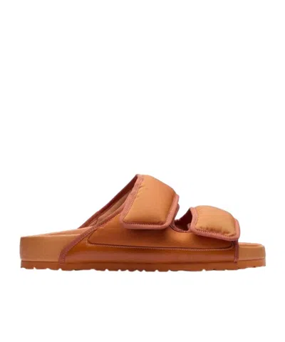 Birkenstock 1774 Touch-strap Slide Sandals In Brown