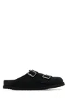 Birkenstock 1774 X Becomes Berlin Black Suede 222 West Slippers In Multi