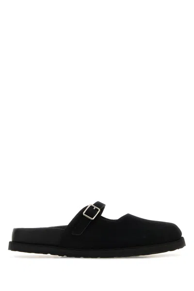 Birkenstock 1774 X Becomes Berlin Black Suede Maria Cazador Slippers