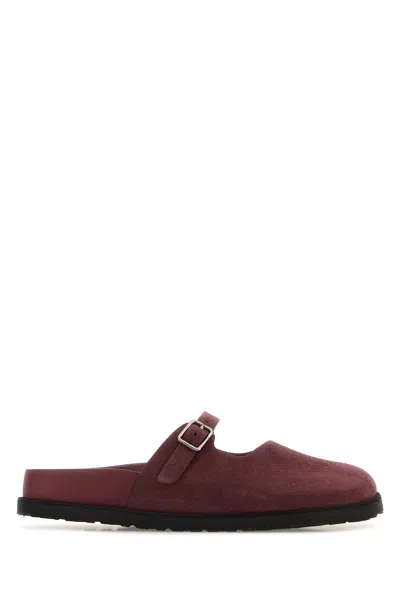 Birkenstock 1774 X Becomes Berlin Tyrian Purple Suede Maria Cazador Slippers