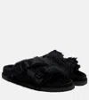 Birkenstock 1774 Zurich Shearling Slides In Black