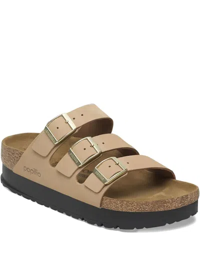 Birkenstock 35mm Florida Flex Platform Sandals In Neutral