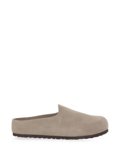 Birkenstock Amsterdam Slippers In Gray