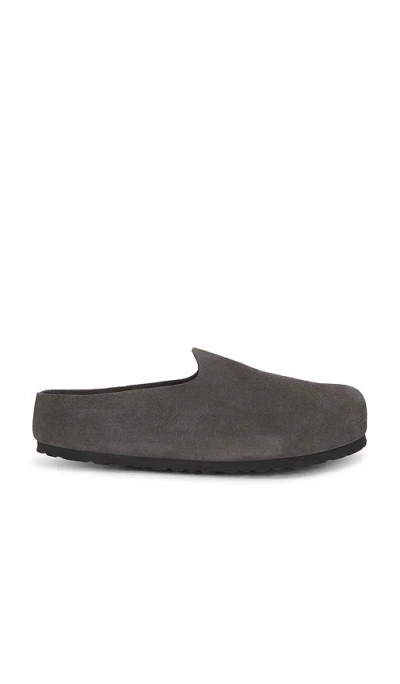 Birkenstock Amsterdam Wrapped In Charcoal