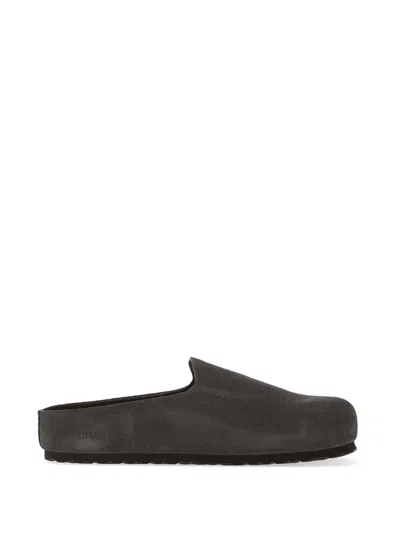 Birkenstock Amsterdam Wrapped Suede Slip-on Mules In Multi
