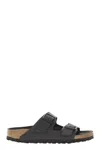 Birkenstock Arizona Bs Leather Slides With Buckle