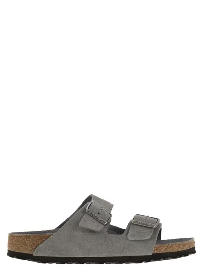 Birkenstock Arizona - Flat Sandal In Gray