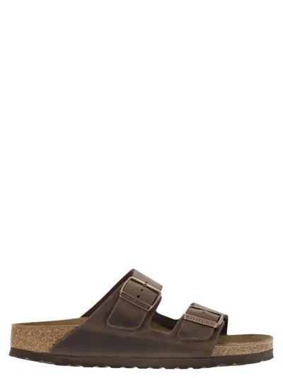 Birkenstock Arizona - Leather Slipper In Brown