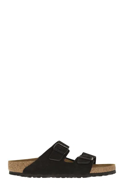 Birkenstock Arizona - Suede Slipper In Black