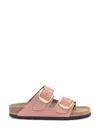 Birkenstock Arizona Leather Dual-buckle Slide Sandals