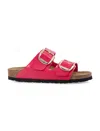 Birkenstock Arizona Big Buckle Birko Patent In Pink