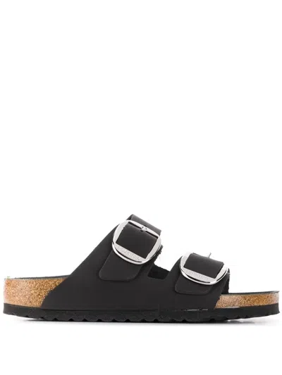 Birkenstock Leather Sandals In Black