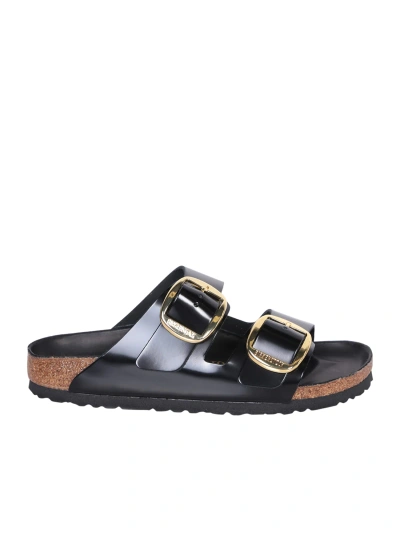 Birkenstock Leather Sandals In Black