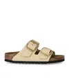 Birkenstock Arizona Big Buckle Ecru Sandal In Beige