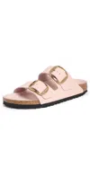 Birkenstock Arizona Big Buckle High Shine Sandals Light Rose In Pink