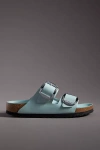 Birkenstock Arizona Big Buckle High Shine Sandals In Blue