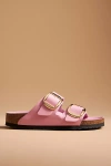 Birkenstock Arizona Big Buckle High Shine Sandals In Pink