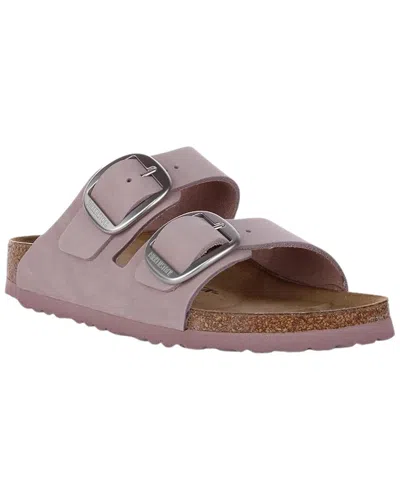 Birkenstock Arizona Big Buckle Leather Sandal In Purple