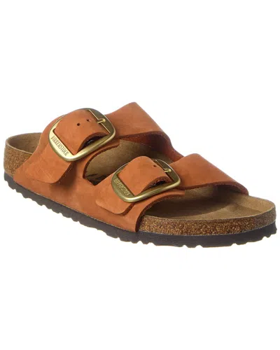 Birkenstock Arizona Big Buckle Narrow Fit Leather Sandal In Brown