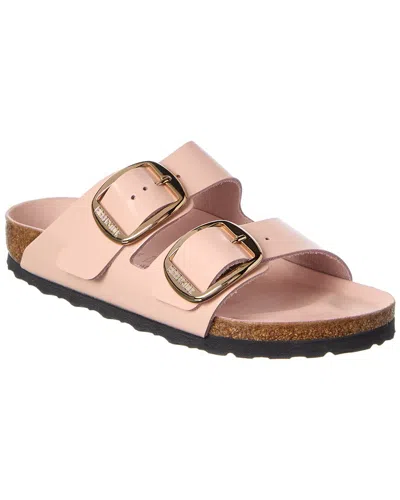 Birkenstock Arizona Big Buckle Narrow Patent Sandal In Pink