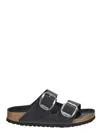 Birkenstock Arizona Big Buckle Slipper In Nero