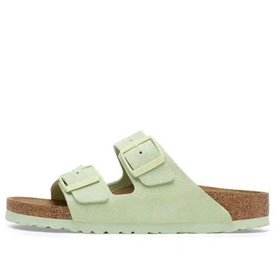 Birkenstock Arizona Big Buckle Nubuk Leather 'green'