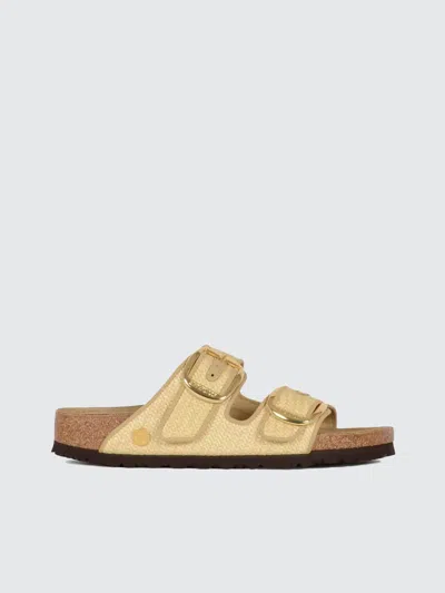 Birkenstock Arizona Big Buckle Raffia Sandal In Multi