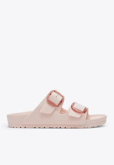 Birkenstock Arizona Big Buckle Rubber Slides In Pink