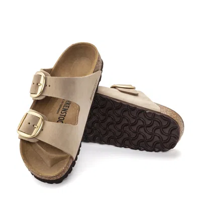 Birkenstock Arizona Big Buckle Sandal In Sandcastle Nubuck