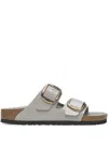 Birkenstock Arizona Big Buckle Shine Blue In Gray
