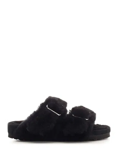 Birkenstock Arizona Big Buckle Sandals In Black