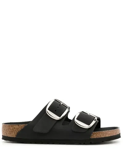 Birkenstock Leather Sandals In Black