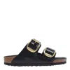Birkenstock Arizona Big Buckle Sandals In Nero