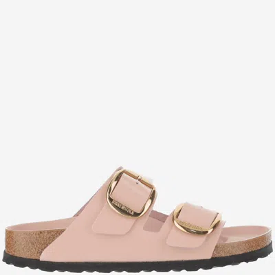 Birkenstock Arizona Big Buckle Slippers In Pink