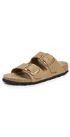 Birkenstock Arizona Big Buckle Sandcastle Sandal In Brown
