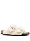 BIRKENSTOCK BIRKENSTOCK ARIZONA BIG BUCKLE SHEARLING SANDALS