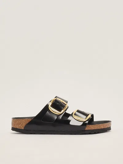 Birkenstock Arizona Big Buckle Shine Black Sandal