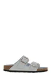 Birkenstock Arizona Big Buckle Shine Blue In Blue