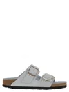 Birkenstock Arizona Big Buckle Shine Blue In Blue
