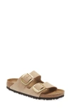 Birkenstock Arizona Big Buckle Slide Sandal In Animal Print