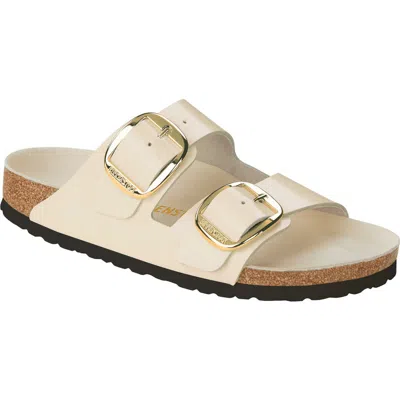 Birkenstock Arizona Big Buckle Slide Sandal In Beige