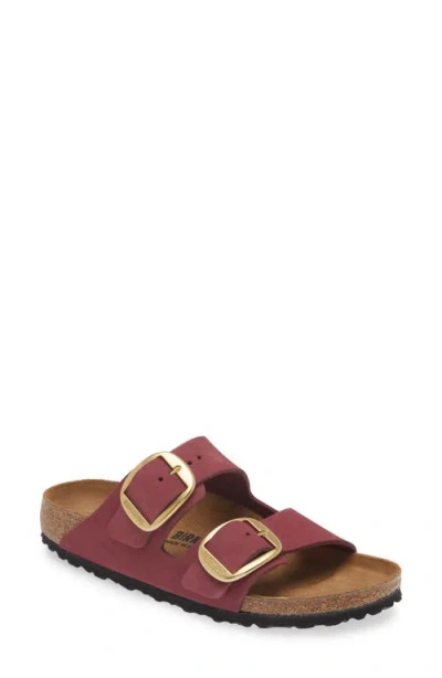 Birkenstock Arizona Big Buckle Slide Sandal In Berry Crush