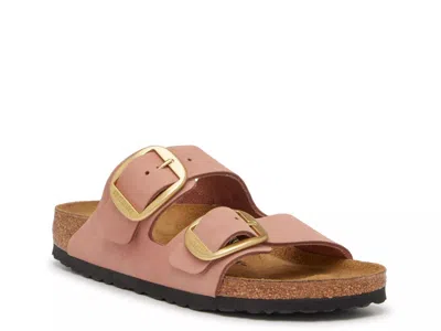 Birkenstock Arizona Big Buckle Narrow Leather Sandal In Pink