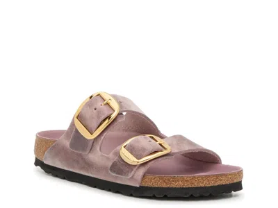 Birkenstock Arizona Big Buckle Slide Sandal In Purple