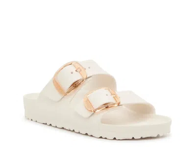 Birkenstock Arizona Big Buckle Slide Sandal In White